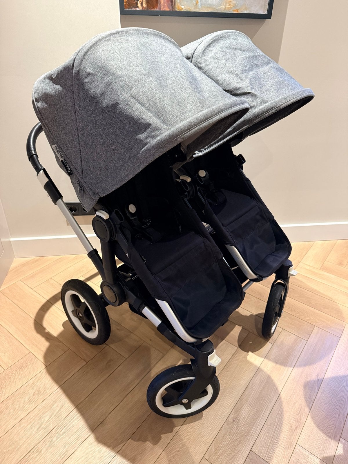 Bugaboo Donkey 2 Duo kinderwagen - Compleet en veelzijdig, Zo goed als nieuw, Ophalen, Kinderwagen, Duowagen