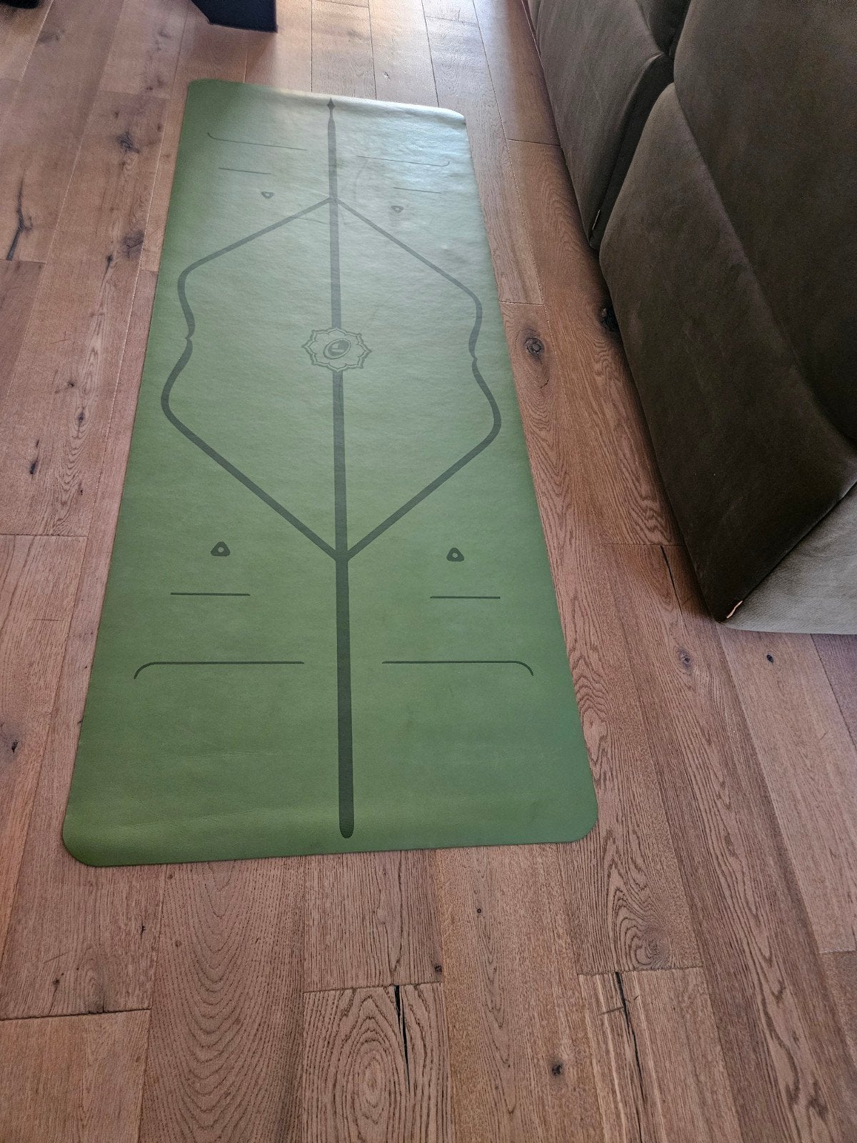 liforme yoga travel mat olijfgroen, Ophalen of Verzenden, Zo goed als nieuw, Yogamat