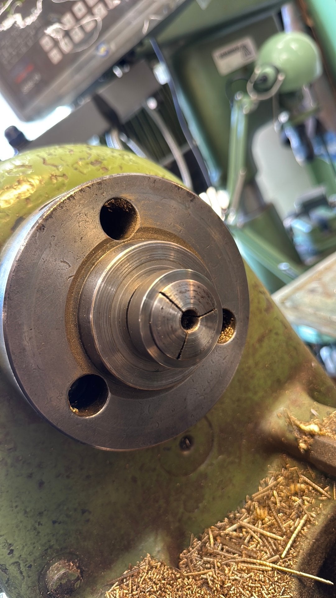 Gezocht; een nette 8.0mm B24 spantang (ai hembrug dr1), Ophalen, Zo goed als nieuw
