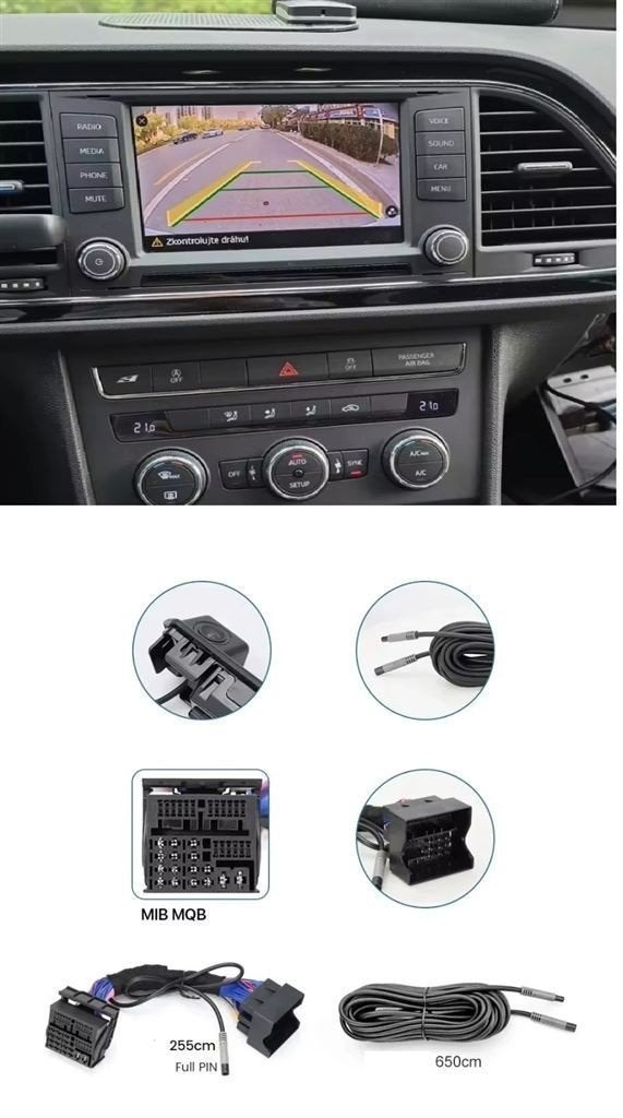 Achteruitrijcamera Voor Seat Arona met Dynamische Lijnen, Auto diversen, Verzenden, Automotive Parts, A.parts@hotmail.nl, Trasmolenlaan 12 3447 GZ Woerden