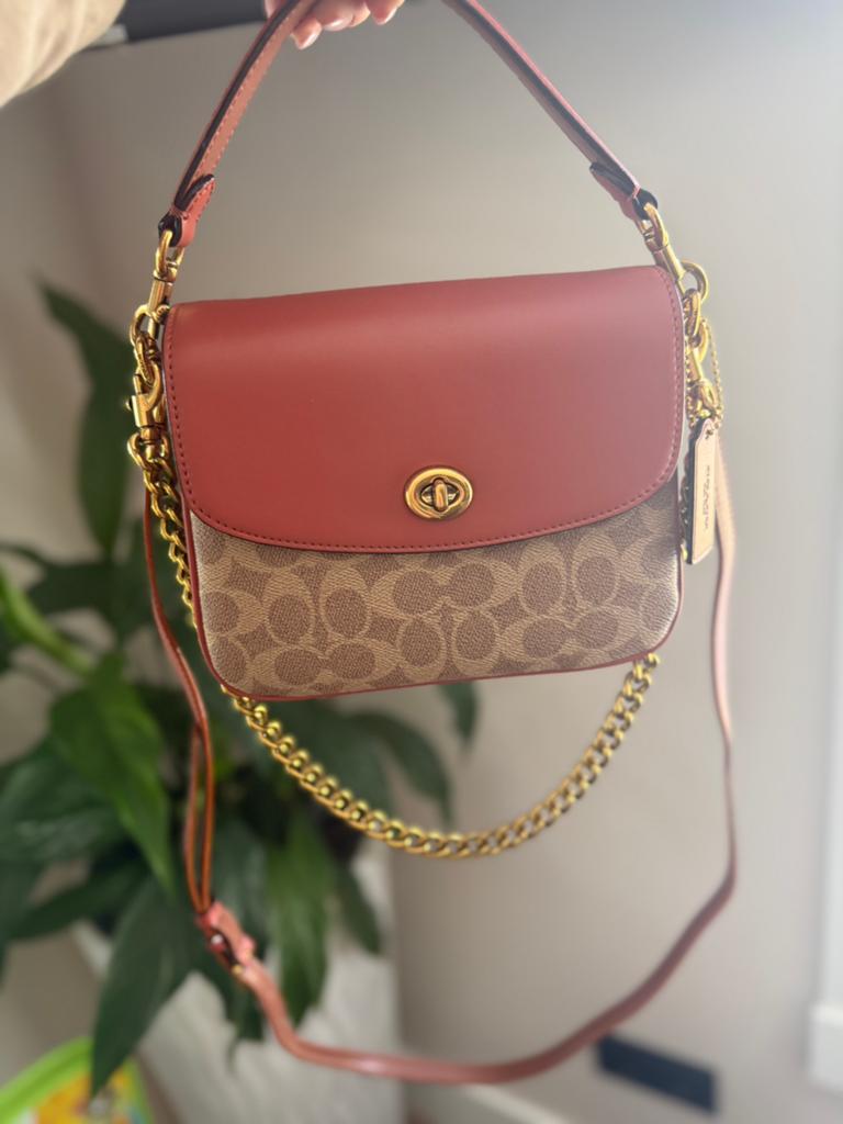 Coach cassie crossbody dames tas, Ophalen of Verzenden, Zo goed als nieuw, Zwart, Schoudertasje