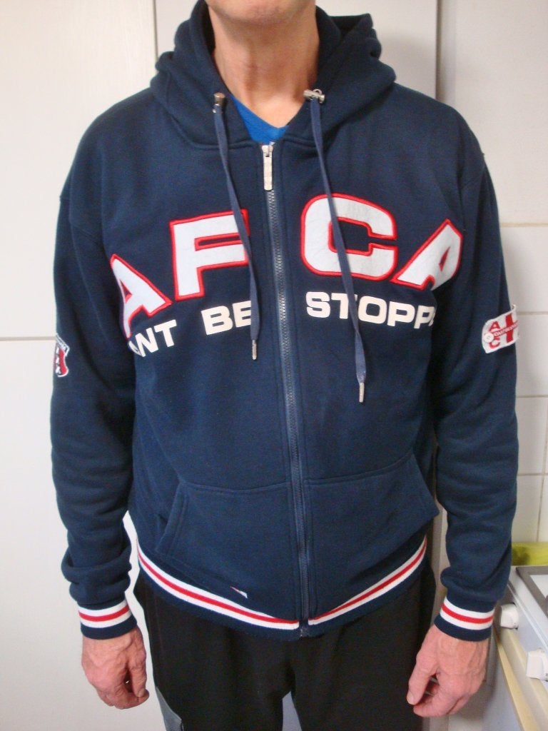 Ajax AFCA Hoodie Cant Be Stopped XXXXL Vest Zeer Mooi 4x XL, Groter dan maat XL, Ophalen of Verzenden, Gebruikt, Overige typen
