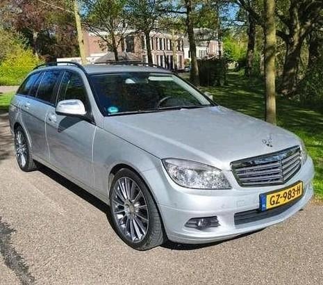 Mercedes-Benz C-Klasse 1.8 C180 Kompr. Estate 2008 Grijs, 13 km/l, Zwart, 1435 kg, Stationwagon