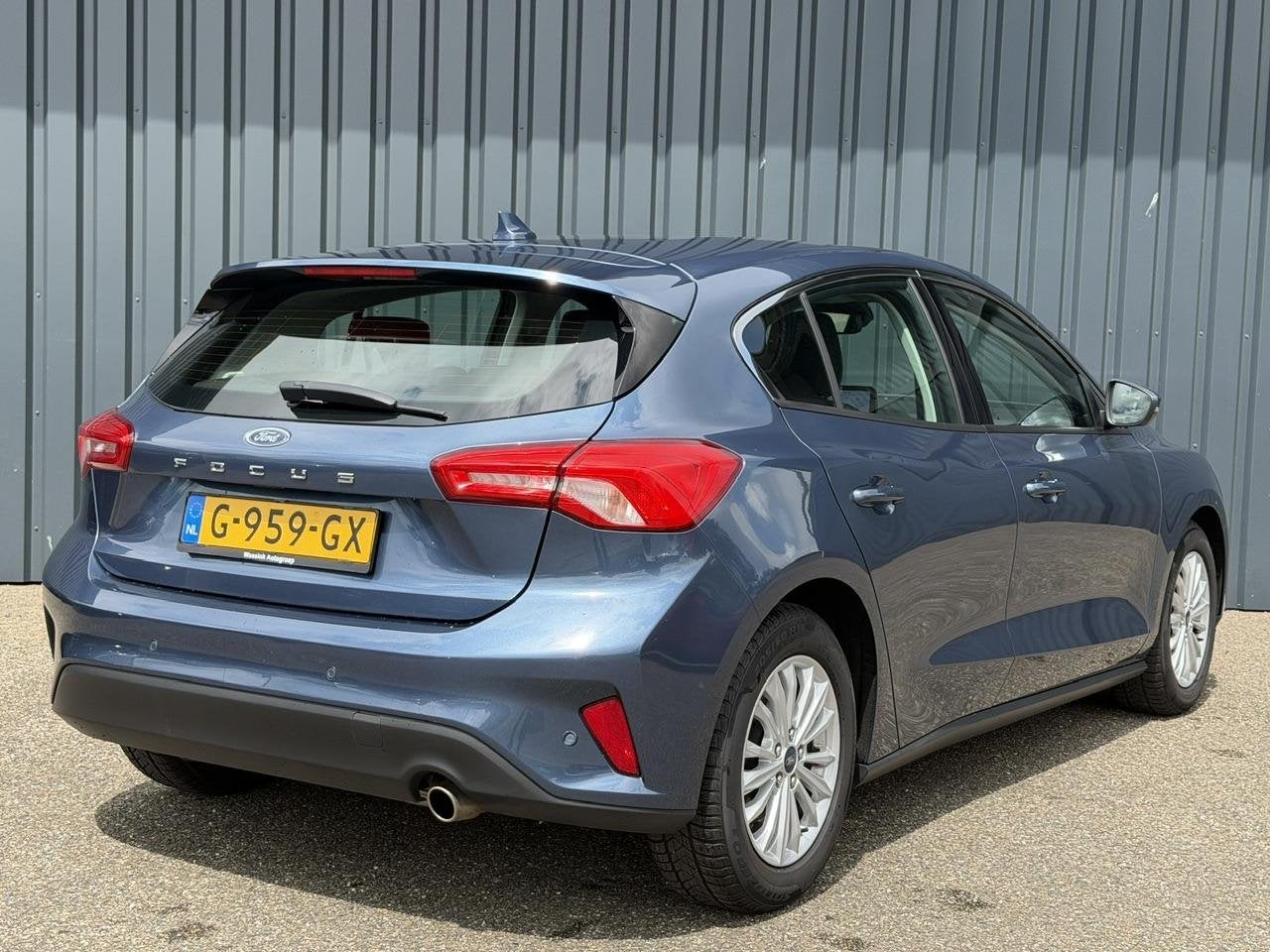 Ford Focus 1.0 EcoBoost Titanium Business | Navigatie | Airc, Gebruikt, Euro 6, Blauw, Origineel Nederlands