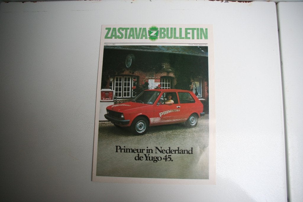 Folder Zastava Bulletin modellenprogramma (1-1983) (3), Ophalen of Verzenden, Nieuw, Overige merken