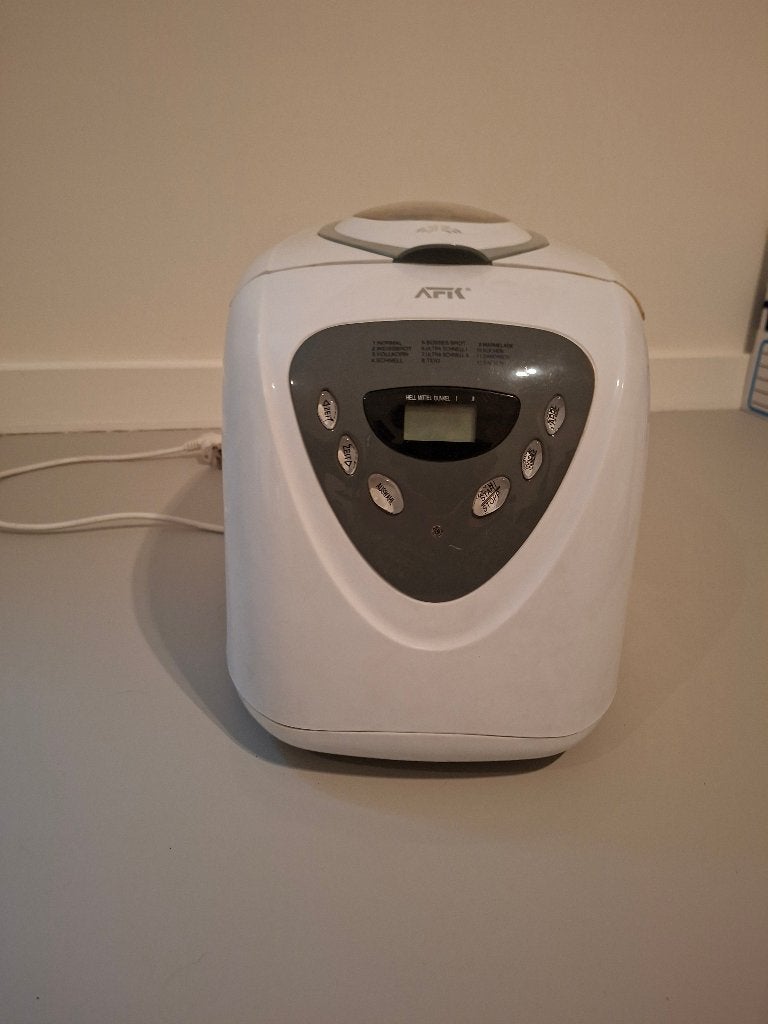 AFK Broodbakmachine met timer en kijkvenster, Met timer, 800 tot 1200 gram deeg, Ophalen of Verzenden, Zo goed als nieuw