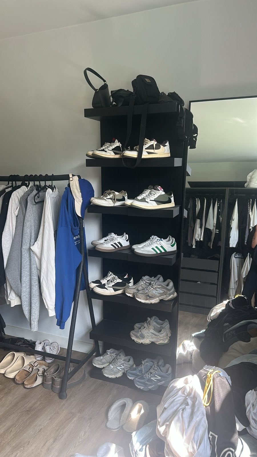 Schoenen rek Ikea, Ophalen