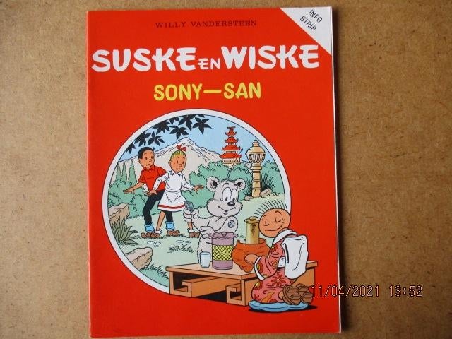 adv0960 suske en wiske info strip 4, Boeken, Eén stripboek, Ophalen, Gelezen