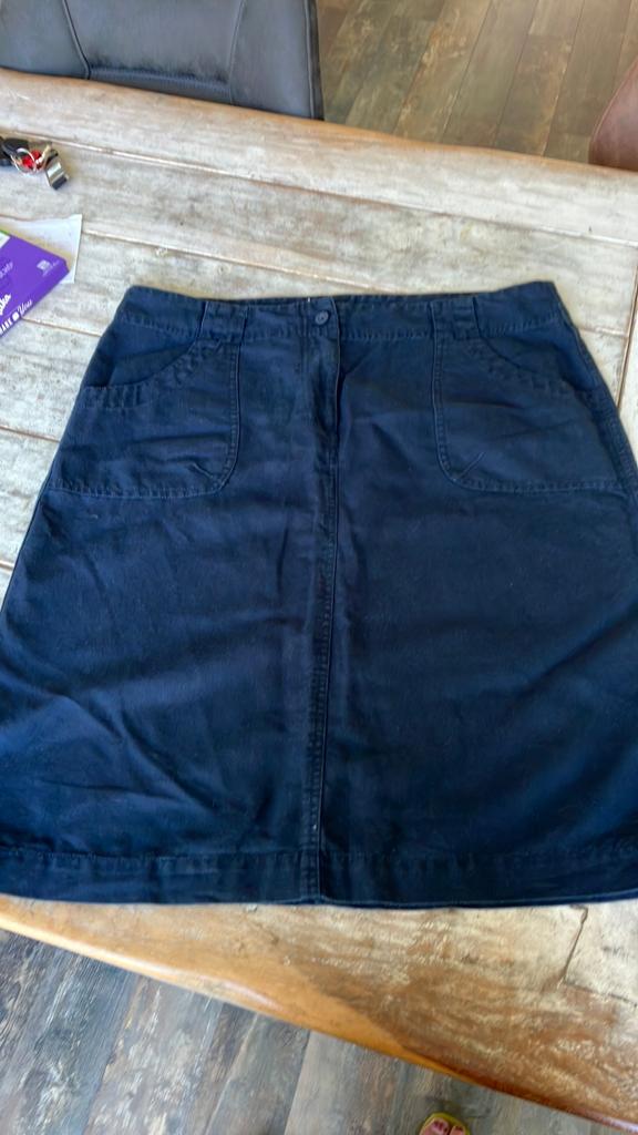 Donker blauwe bien bleu rok maat 44, Ophalen of Verzenden, Zo goed als nieuw, Maat 42/44 (L), Blauw