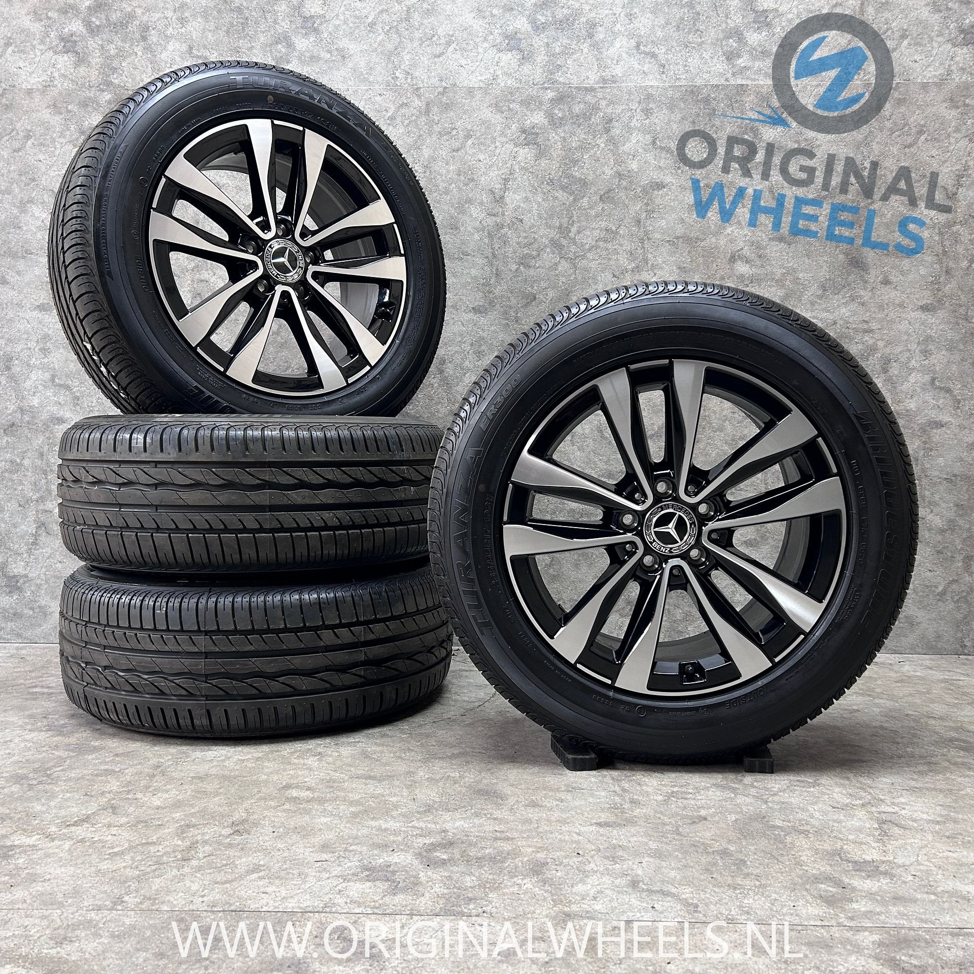 17 inch originele velgen + zomerbanden Mercedes Vito / Viano, Auto-onderdelen, Gebruikt, -, -, Banden en Velgen