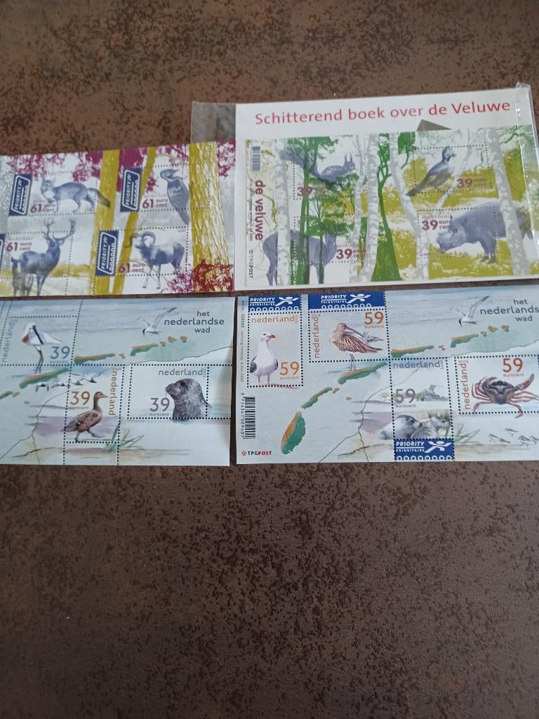 Het Wad  en de Veluwe incl. verzendkosten, Postzegels en Munten, Ophalen of Verzenden, Na 1940, Postfris