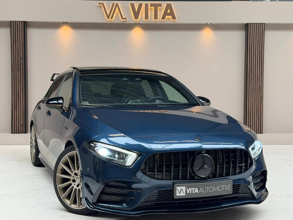 Mercedes-Benz A-Klasse AMG 35 4MATIC Premium Plus Edition Pa, Automaat, Euro 6, 4 cilinders, Blauw