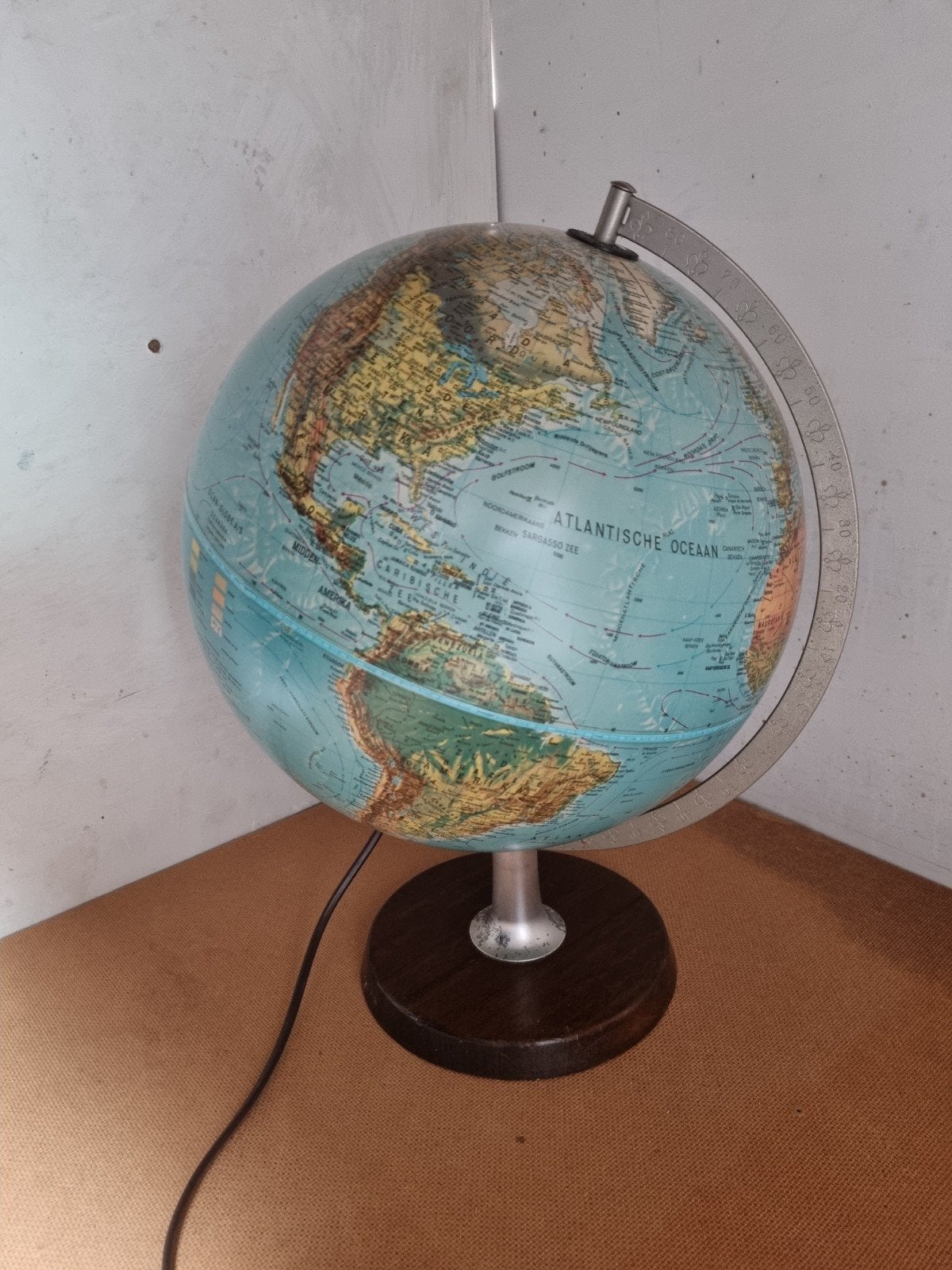 Globe of Wereldbol., Ophalen of Verzenden, Gebruikt