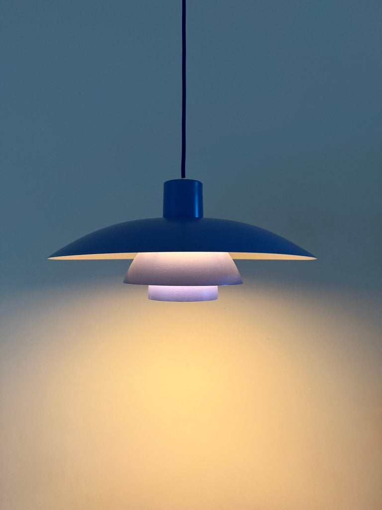 Vintage Louis Poulsen PH4/3 - Poul Henningsen - Deense lamp, Huis en Inrichting, Lampen | Hanglampen, Gebruikt, Scandinavisch