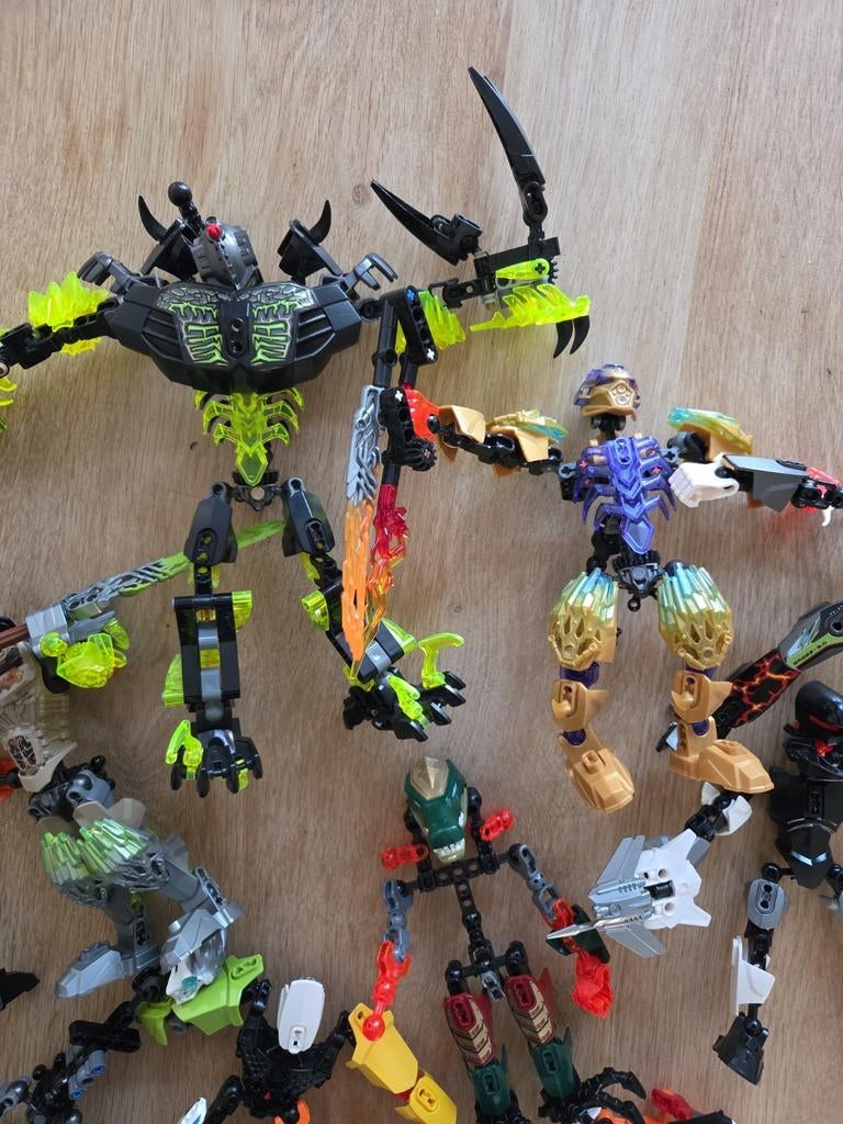 LEGO Bionicle & Hero Factory figuren + onderdelen, Gebruikt, Bionicle, Meerdere sets, Lego