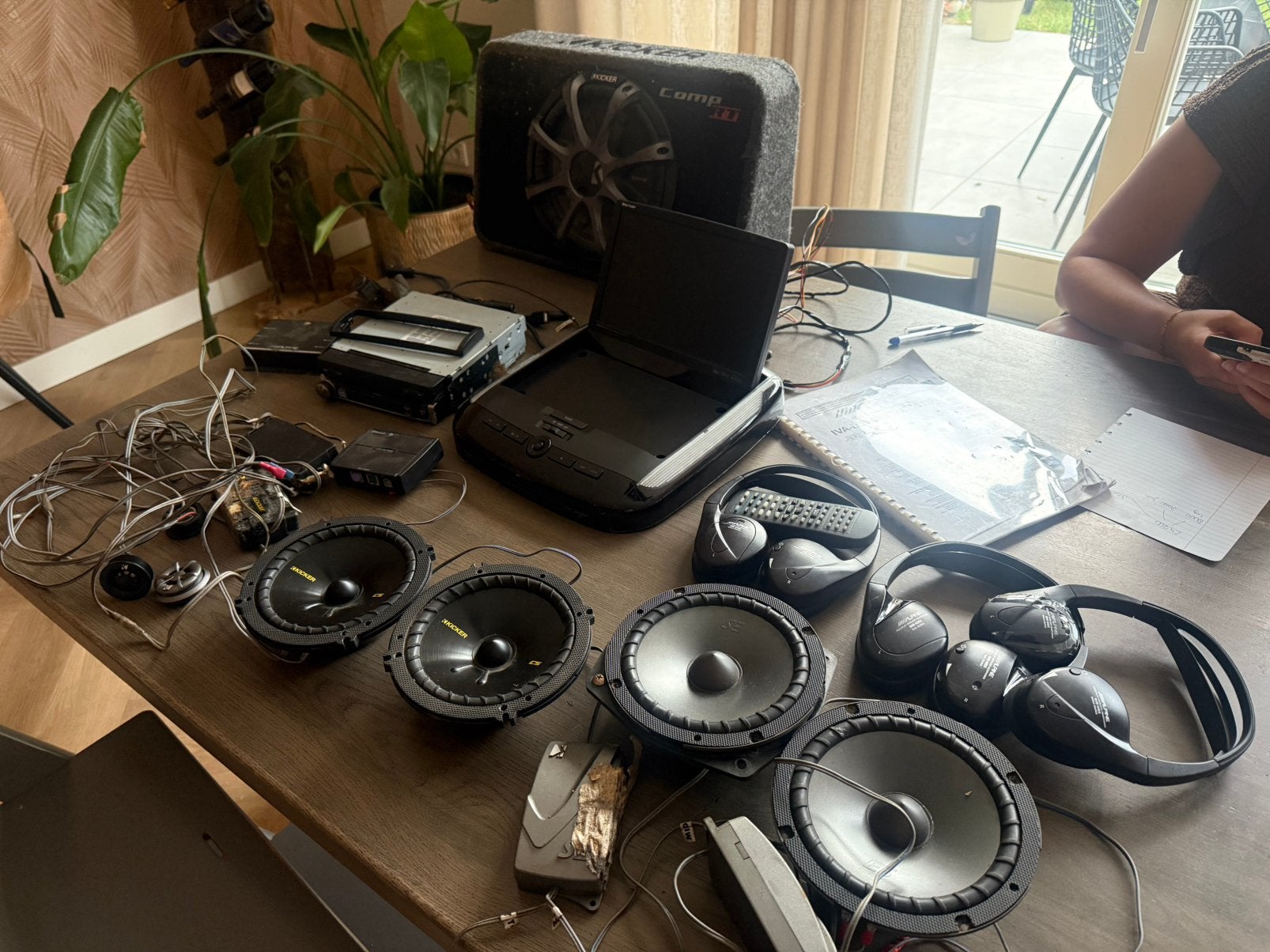 Complete Alpine / Kicker installatie, Auto diversen, Autoradio's, Gebruikt, Ophalen