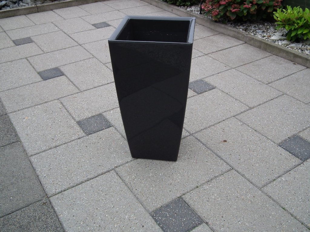 Plantenbak hoog, Ophalen, Kunststof, Binnen, Vierkant