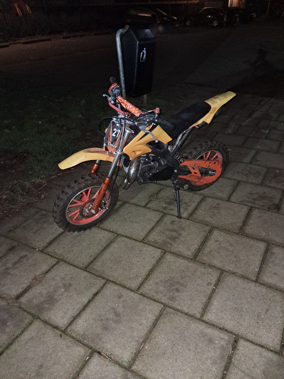 Pitbike 49cc met nieuw motorblok, Ophalen, Gebruikt, Pitbike