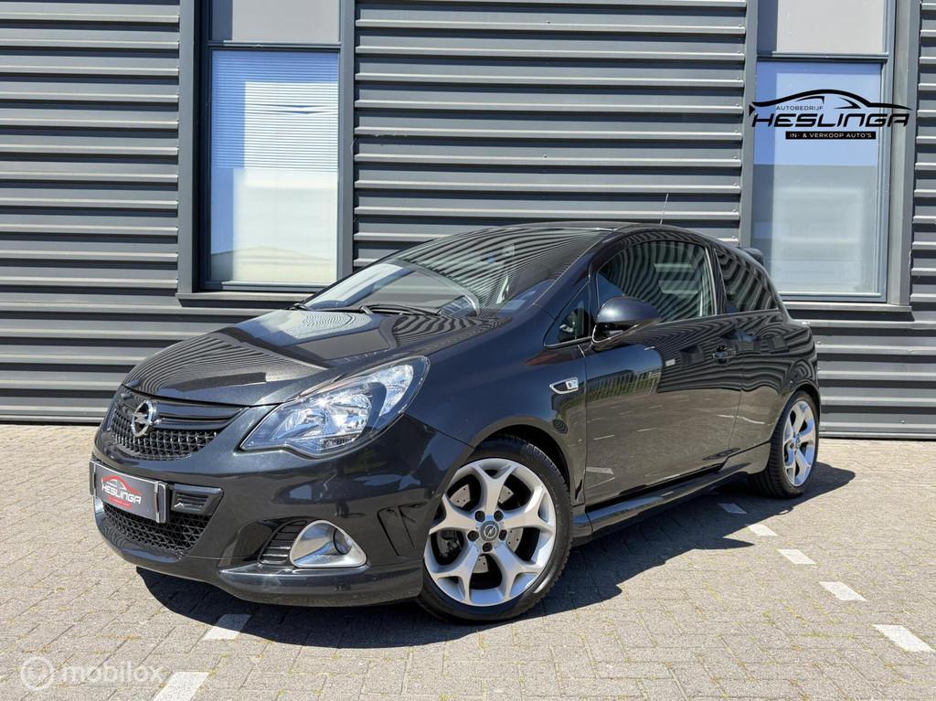 Opel Corsa 1.6-16V Turbo OPC | Leder | 192 PK, Auto's, Opel, Voorwielaandrijving, Euro 5, Gebruikt, Zwart