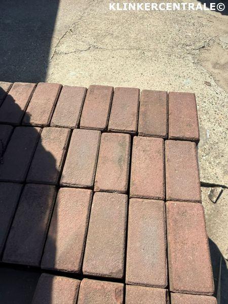 100m2 rood bruin gebakken klinkers keiformaat straatstenen b, Bij dit gebruikte product niet te achterhalen, Gebruikt, Verzenden