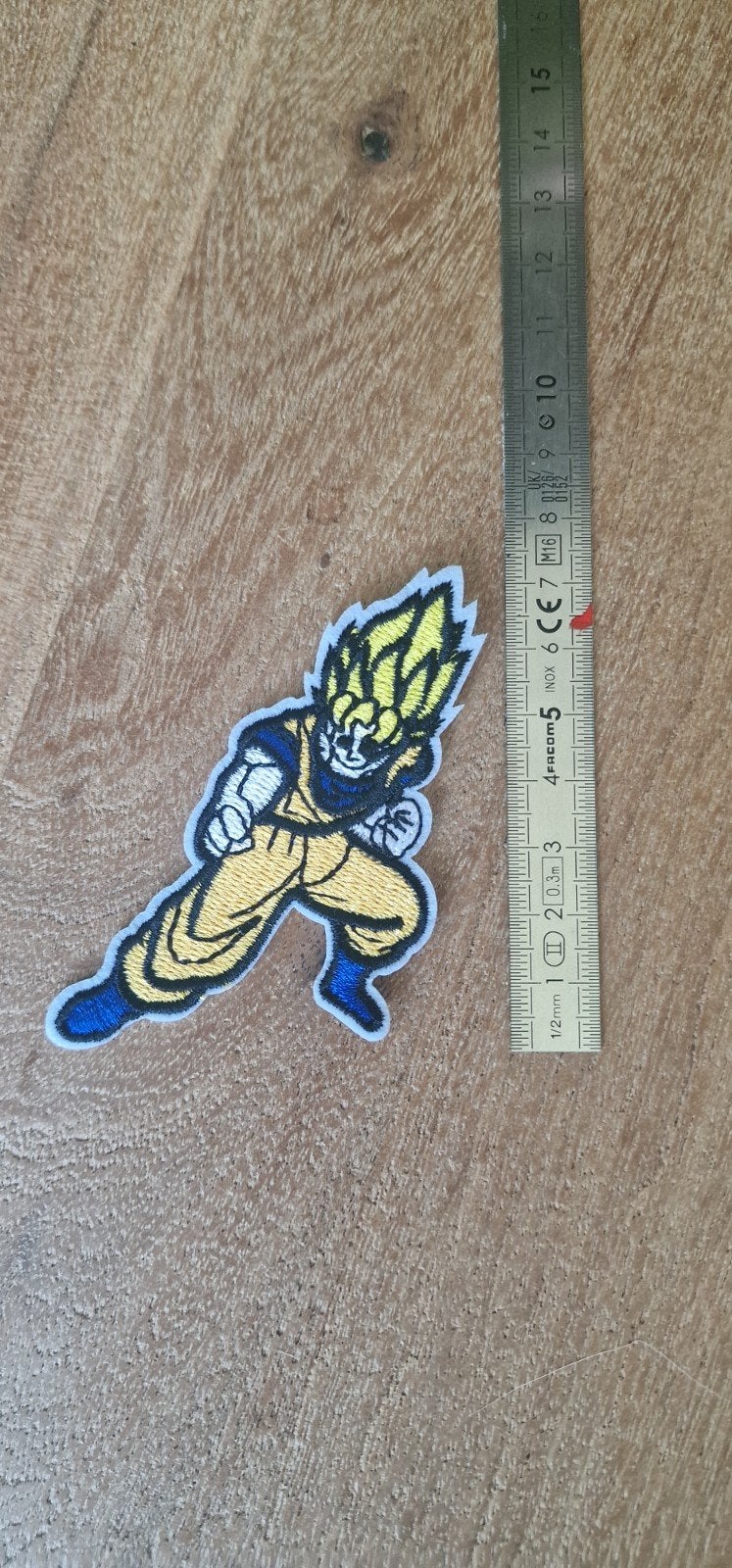 Dragon Ball Z Goku Strijk Patch - Super Saiyan Applicatie, Ophalen of Verzenden, Nieuw, Overige applicaties