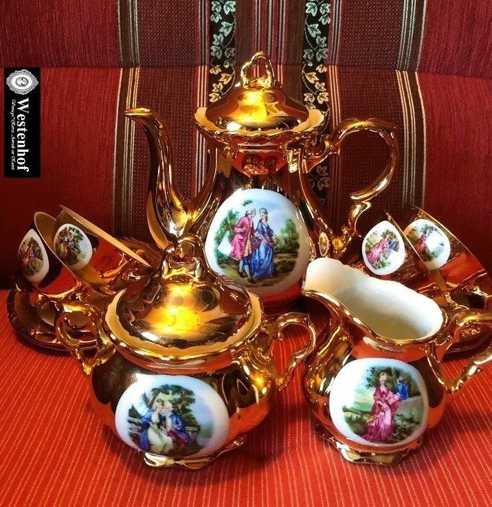 Bavaria Waldershof mokka servies - koffieservies set, Ophalen of Verzenden