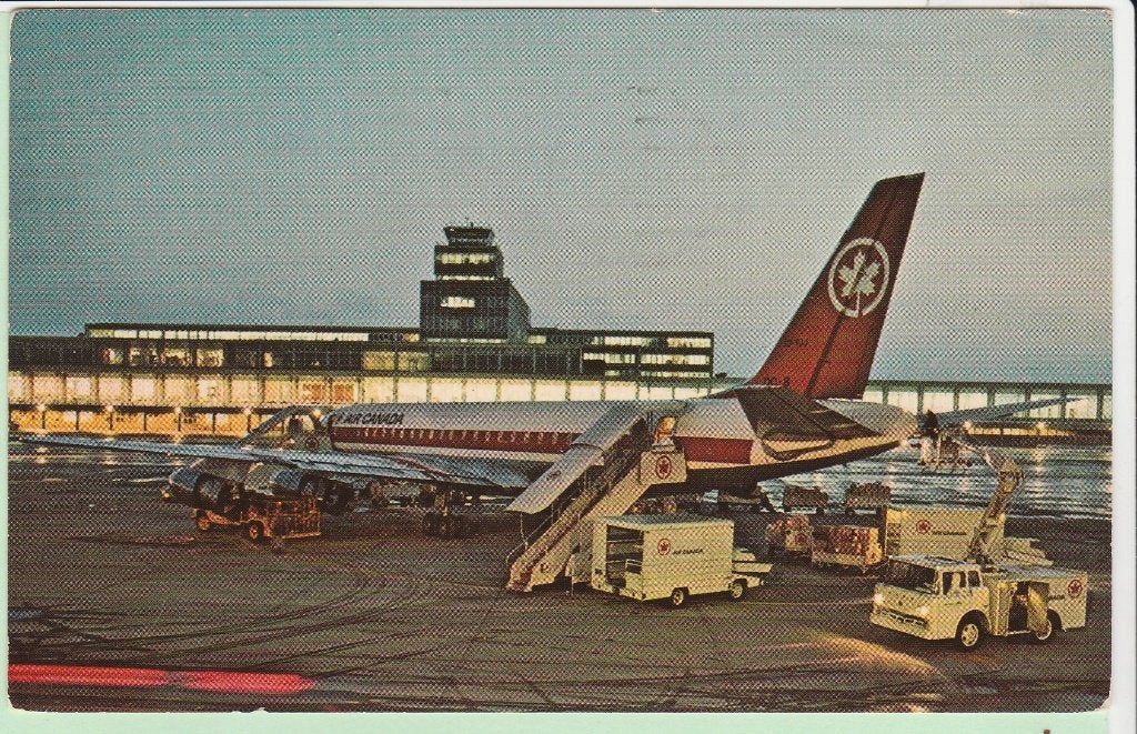 Luchthaven Canada Montreal International Airport 1968., Ophalen, Nieuw, Kaart, Foto of Prent