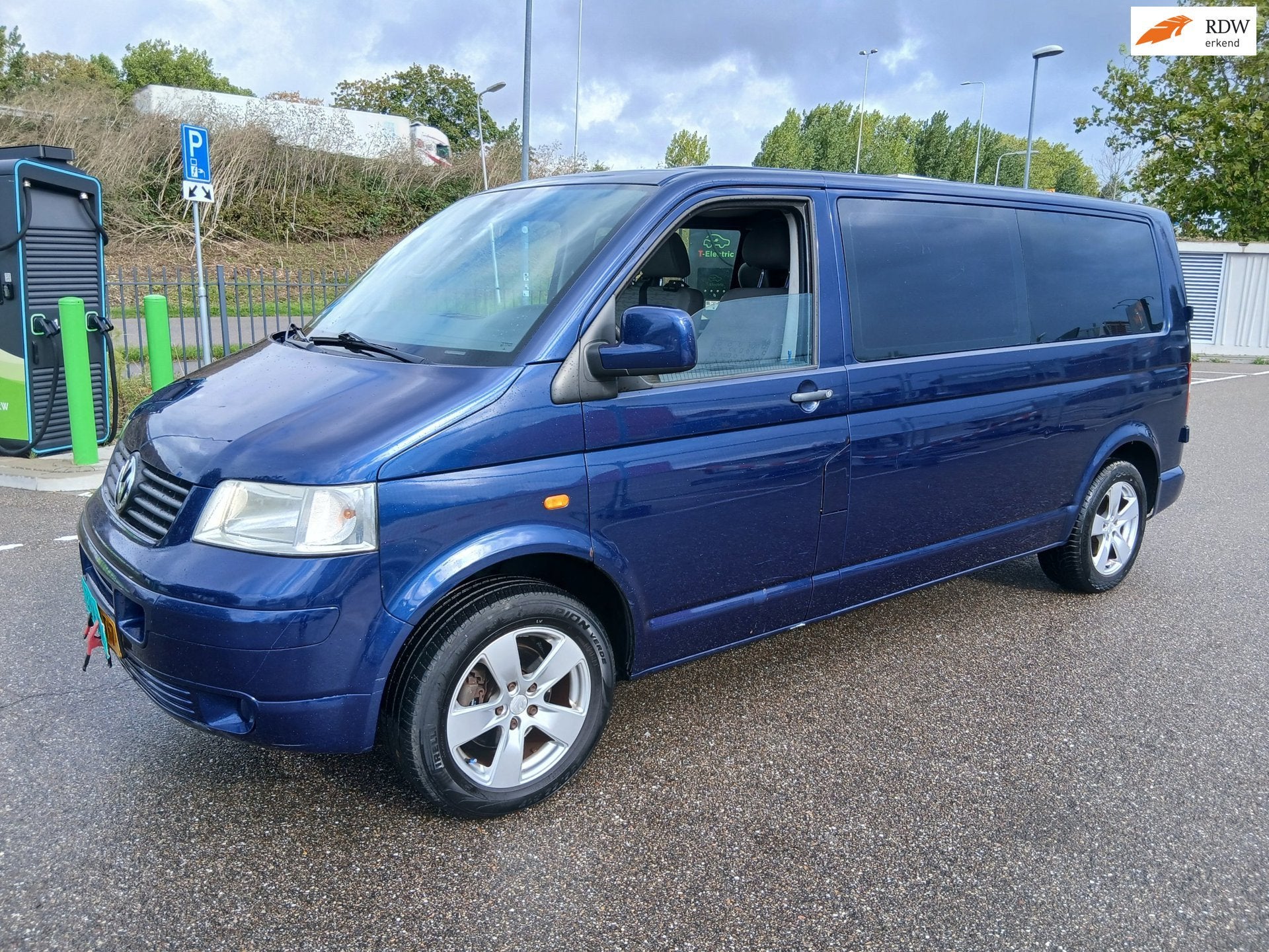 Volkswagen Transporter 2.5 TDI 340 Budgetline DC!AIRCO!ELECK, Voorwielaandrijving, Stof, Gebruikt, Origineel Nederlands