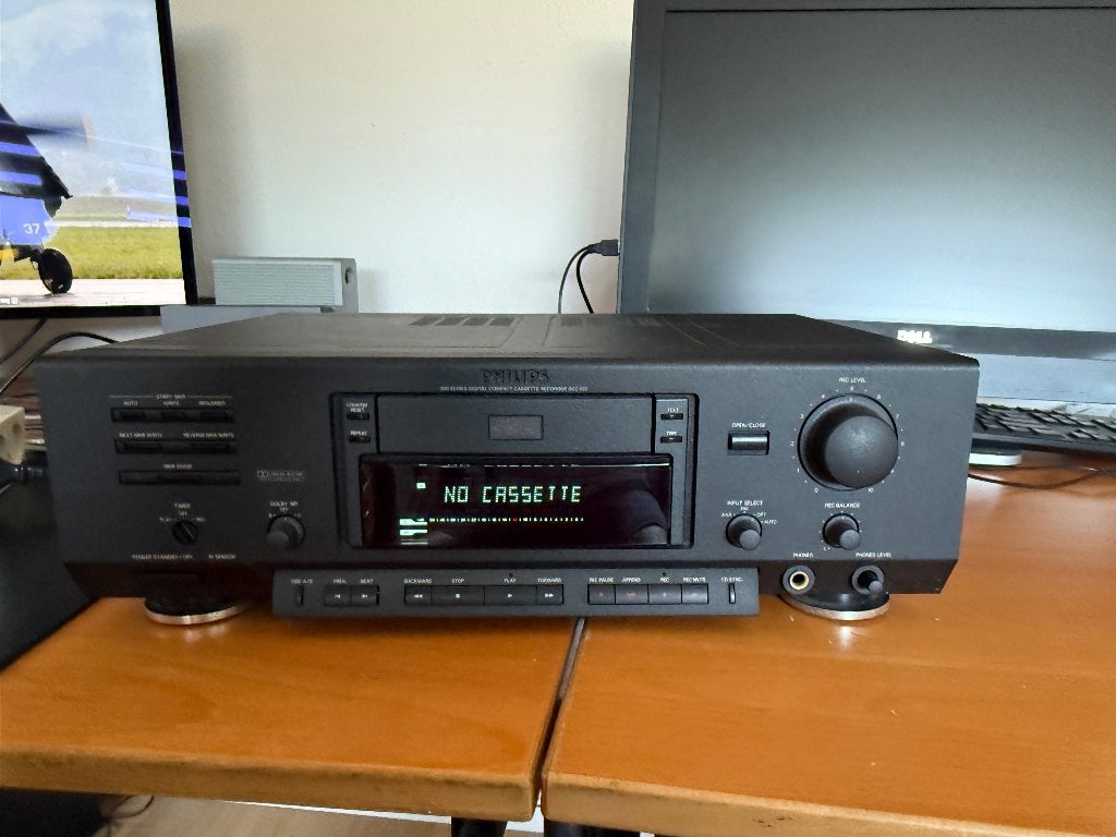 Philips DCC900, gereviseerd, Audio, Tv en Foto, Ophalen of Verzenden, Enkel, Philips, Tiptoetsen