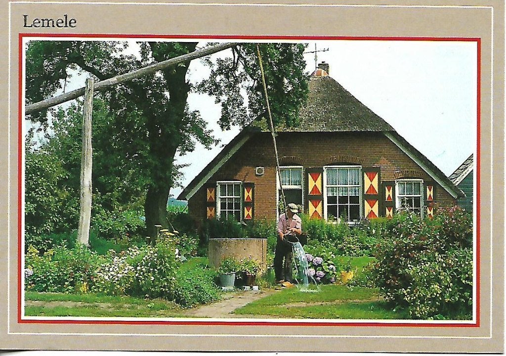 Lemele- -Boerderij met waterput., Ophalen of Verzenden, 1980 tot heden, Gelopen, Overijssel