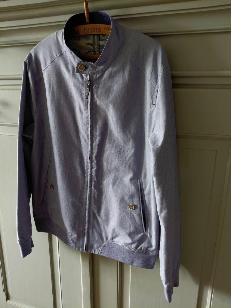 ZGAN Ted Baker herenjas maat 5 (XL, 52), Ophalen of Verzenden, Zo goed als nieuw, Maat 52/54 (L), Blauw