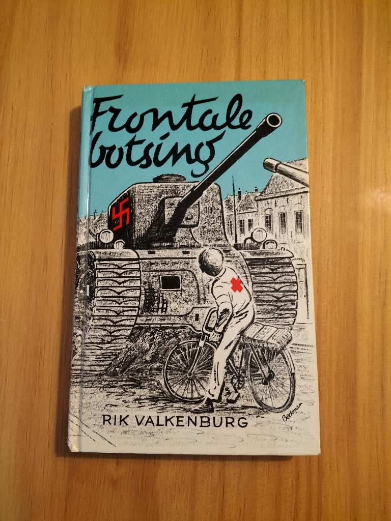 Rik Valkenburg - Frontale botsing, Ophalen of Verzenden, Rik Valkenburg, Overige onderwerpen, Tweede Wereldoorlog