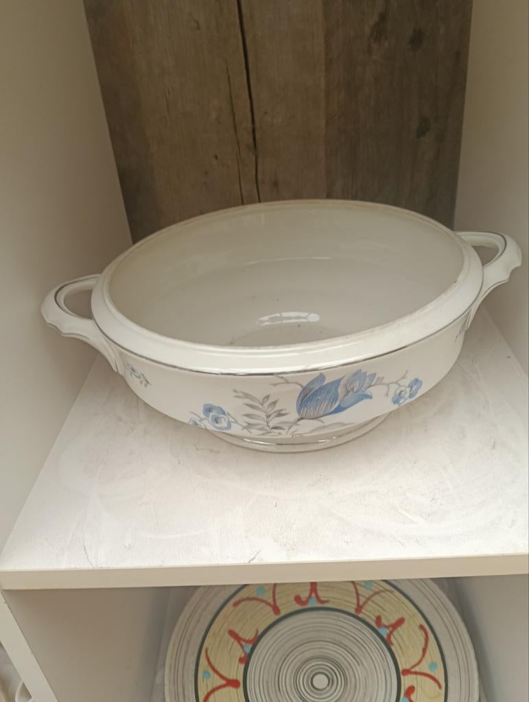 Ovenschaal met bloemmotief, Ophalen of Verzenden