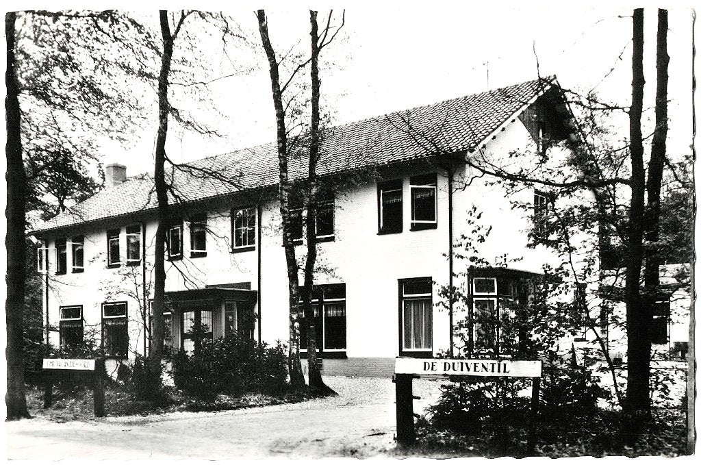 Nunspeet gld, de duiventil, gelopen,  richtprijs 3,==, Verzenden, 1940 tot 1960, Gelopen, Gelderland