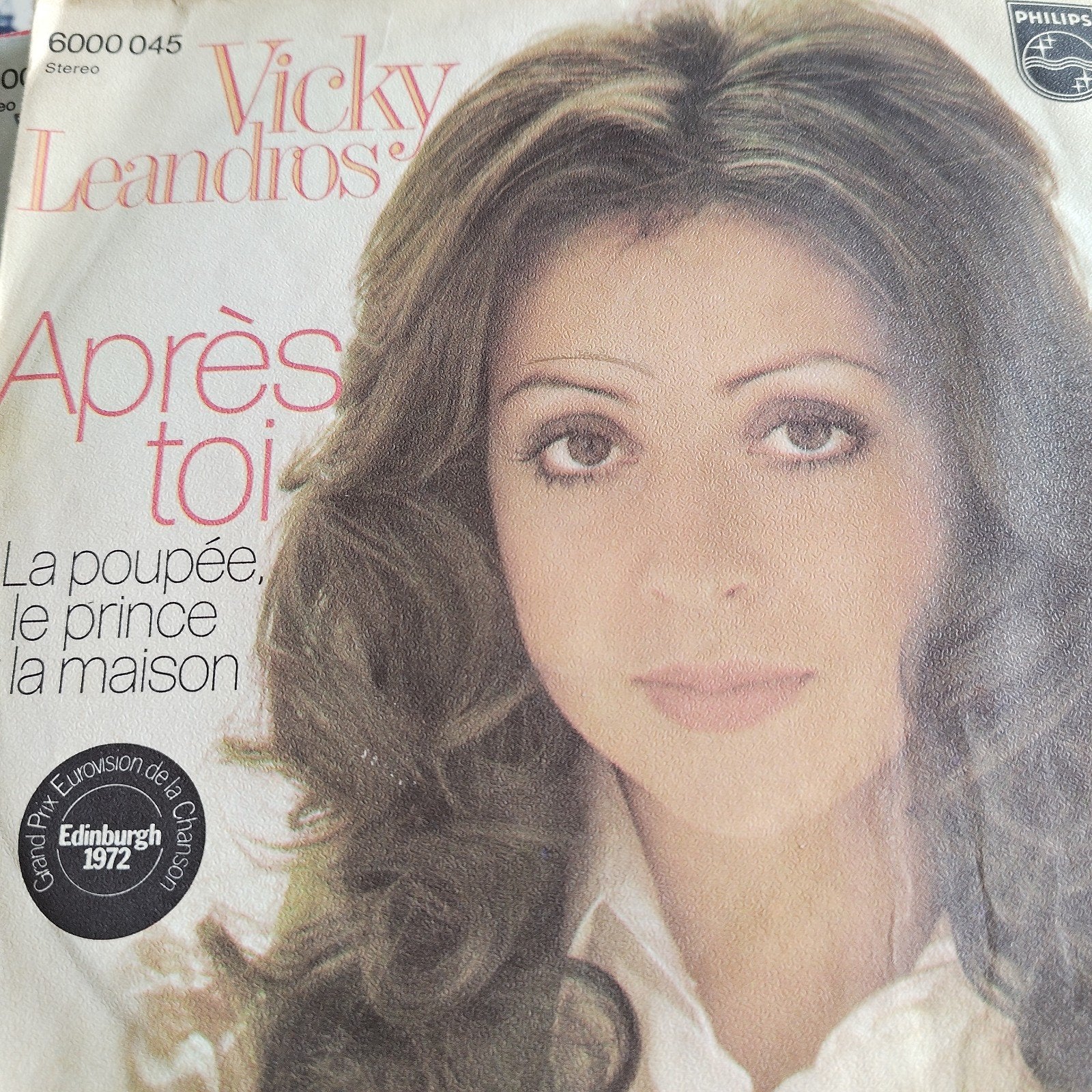 Vicky Leandros - Après toi (Grand Prix Eurovision 1972), Gebruikt, 7 inch, Ophalen of Verzenden, EP