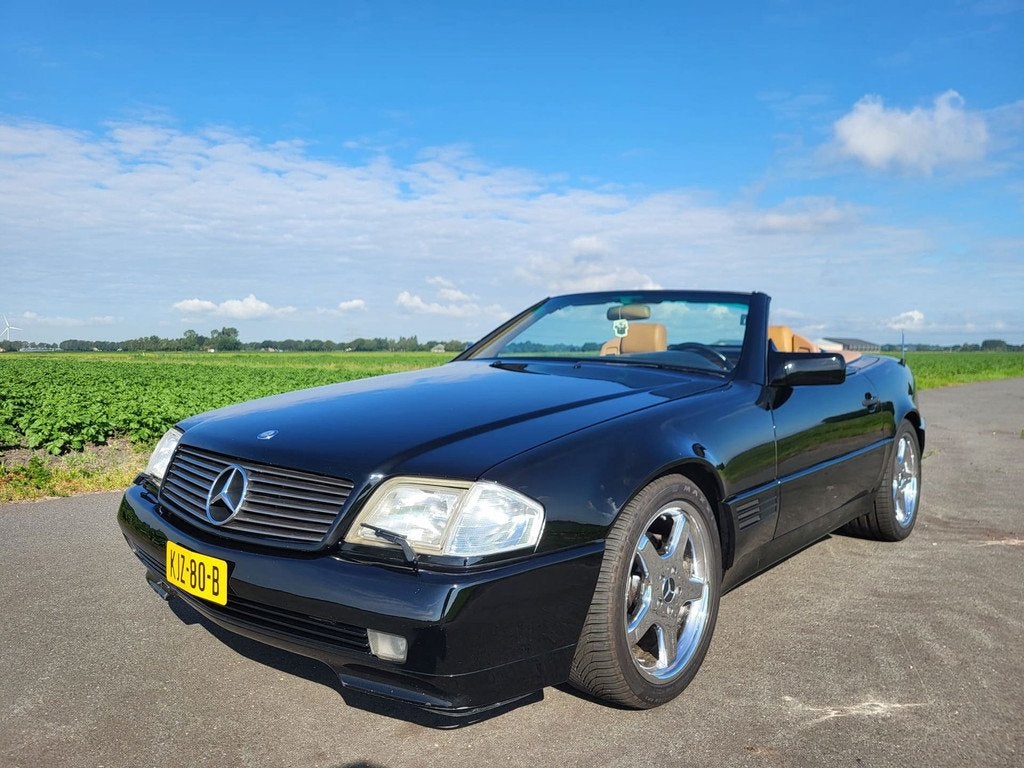 Mercedes-Benz SL-klasse 500 SL Cabrio v8, Auto's, Oldtimers, Automaat, Achterwielaandrijving, 4973 cc, Cabriolet
