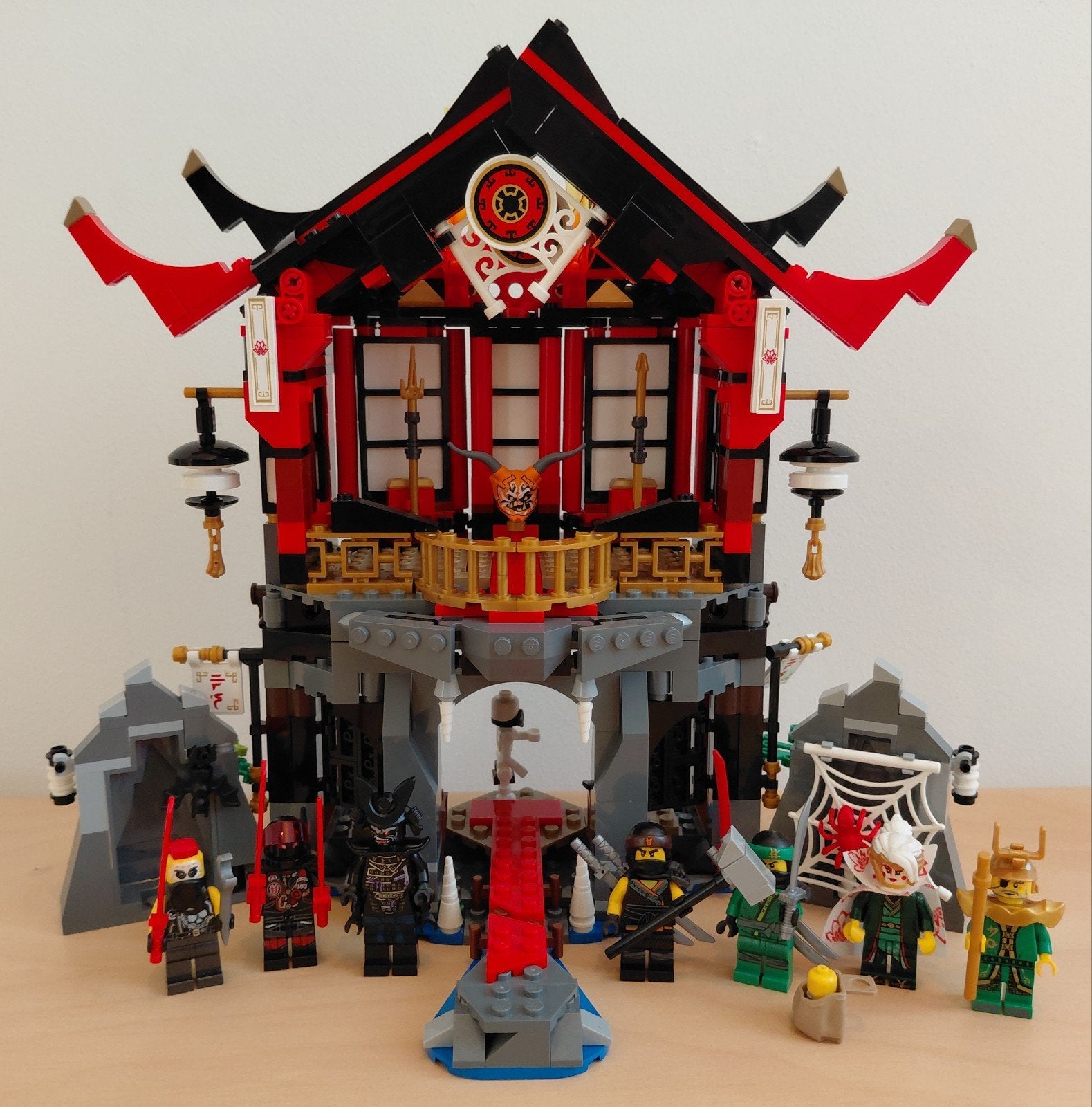 LEGO Ninjago Tempel van de opstand 70643 (Niet compleet), Kinderen en Baby's, Lego, Ophalen of Verzenden, Zo goed als nieuw, Inclusief instructies