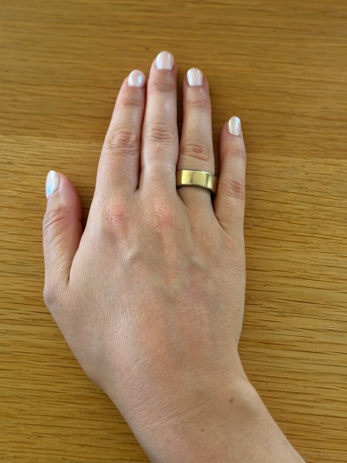 Oura Ring Gen 4 Gold - Maat 7, Ophalen of Verzenden, Zo goed als nieuw, Android