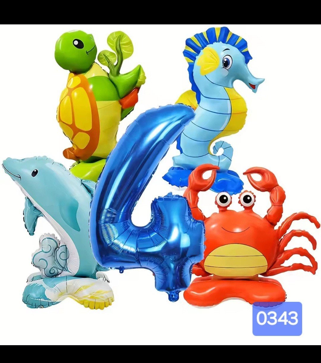 GRATIS VERZENDING  zeedieren, Hobby en Vrije tijd, Feestartikelen, Ophalen, Nieuw, Versiering, Verjaardag