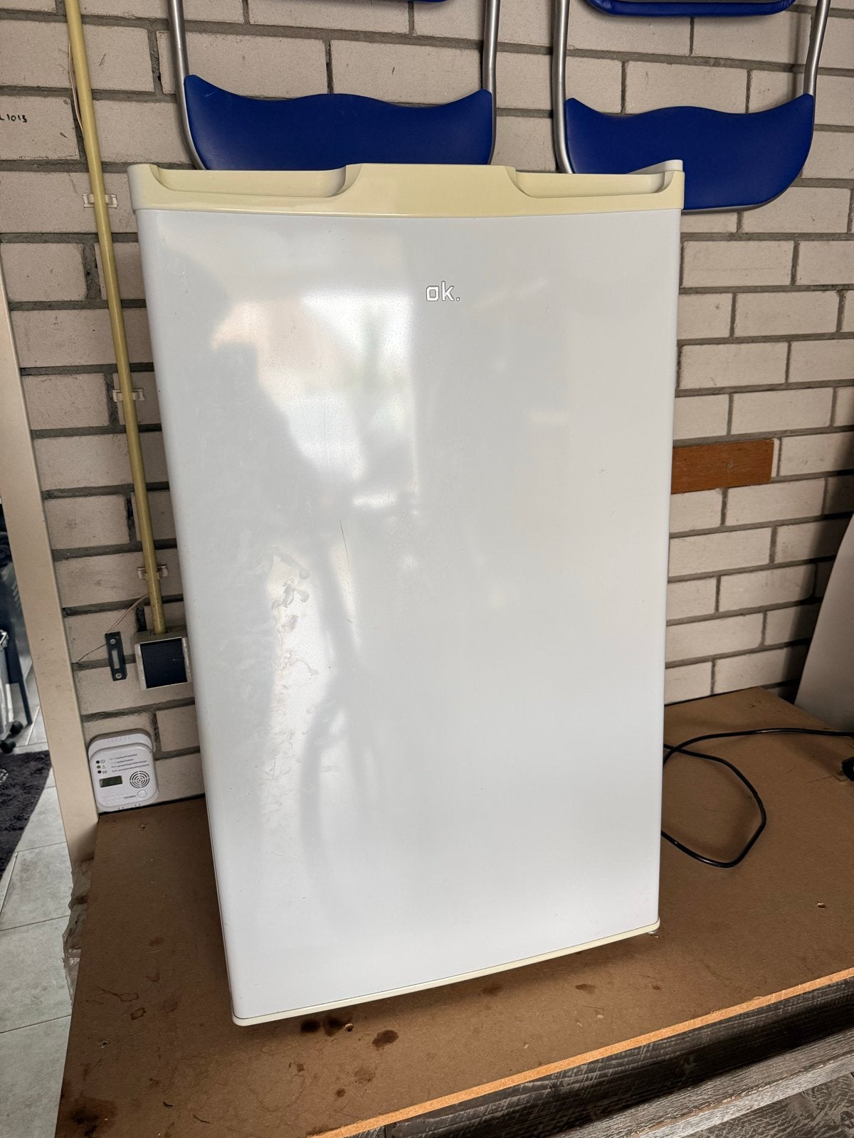 Tafelmodel vriezer 49b x 44d x 83h merk OK in prima staat, Witgoed en Apparatuur, Koelkasten en IJskasten, Gebruikt, 75 tot 100 liter