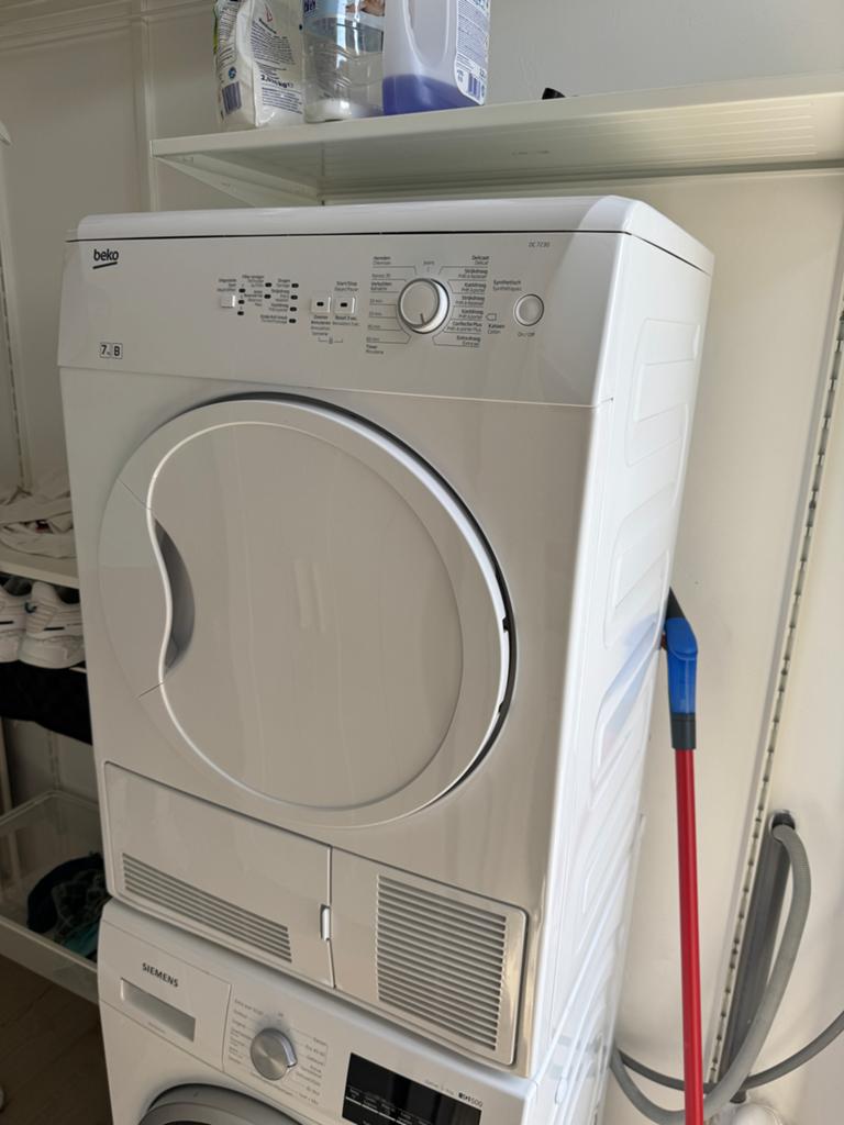 Droger Beko DC 7230, Witgoed en Apparatuur, Wasdrogers, Ophalen, 6 tot 8 kg, Gebruikt, Voorlader