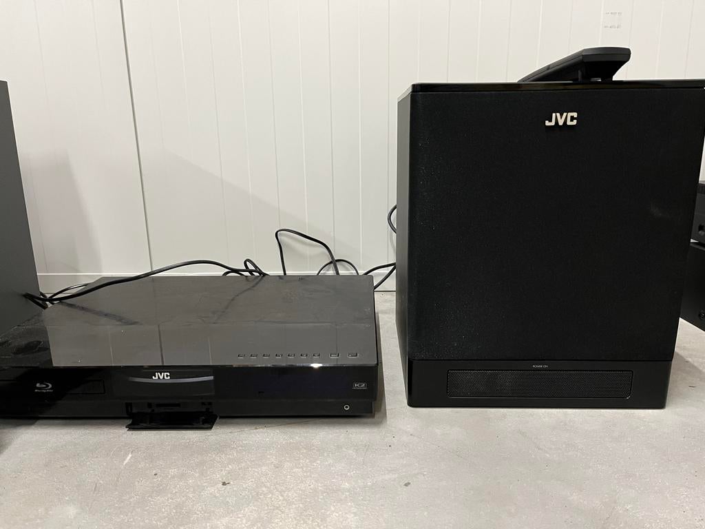 JVC Blu-ray Speler met Subwoofer - Home Cinema Set, Ophalen, JVC, Blu-ray-speler, Minder dan 40 watt