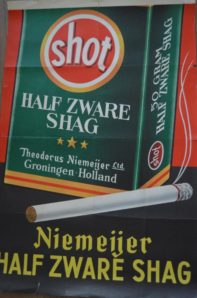 'SHOT' Niemeijer half zware shag., Ophalen, Sigarenbandjes