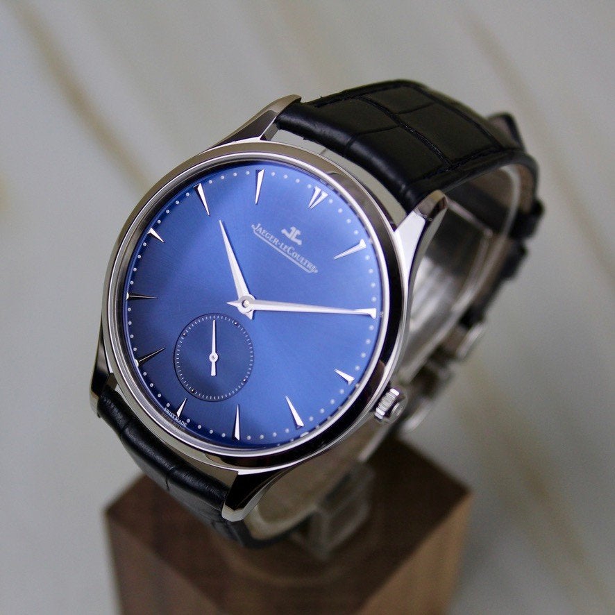 Jaeger LeCoultre Master Ultra Thin - 174.8.90.S, Overige merken, Leer, Staal, JLC