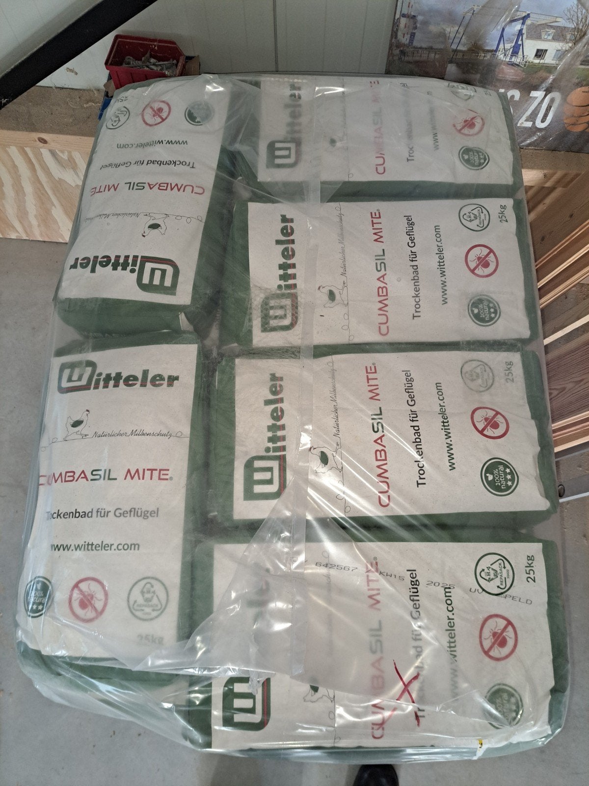 Cumbasil mite(anti bloedluis) vanaf €20,- per zak à 25kg, Ophalen, Nieuw, Kippenhok of Kippenren