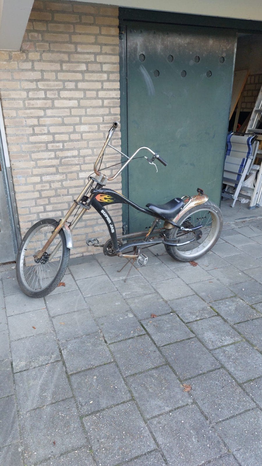 Unieke Chopper Fiets - Super Jab Custom Bike, Fietsen en Brommers, Ophalen, Gebruikt, Super Jab