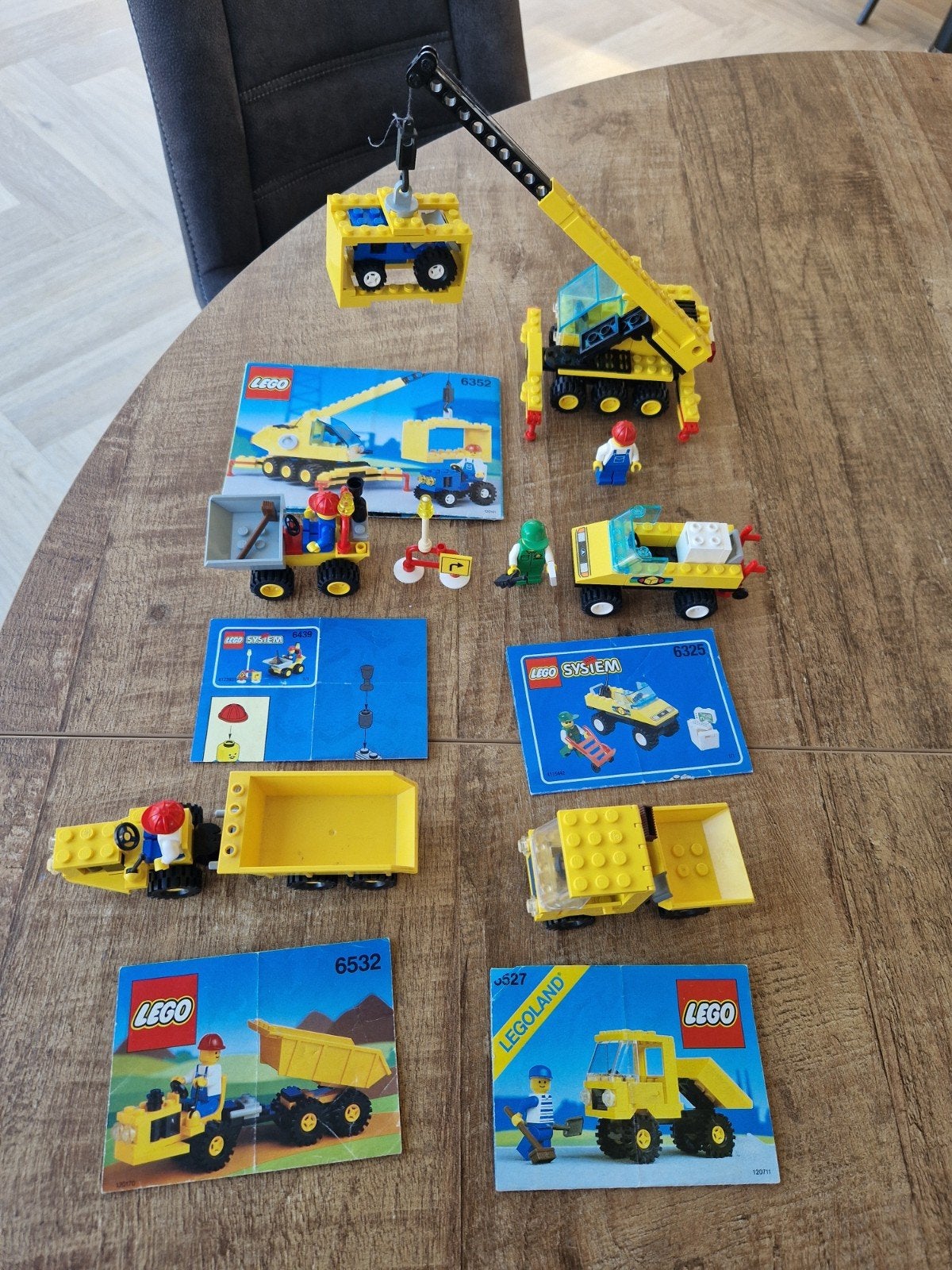 Vintage LEGO System Legoland Bouwvoertuigen Collectie, Gebruikt, Lego, Ophalen of Verzenden, LEGOLAND