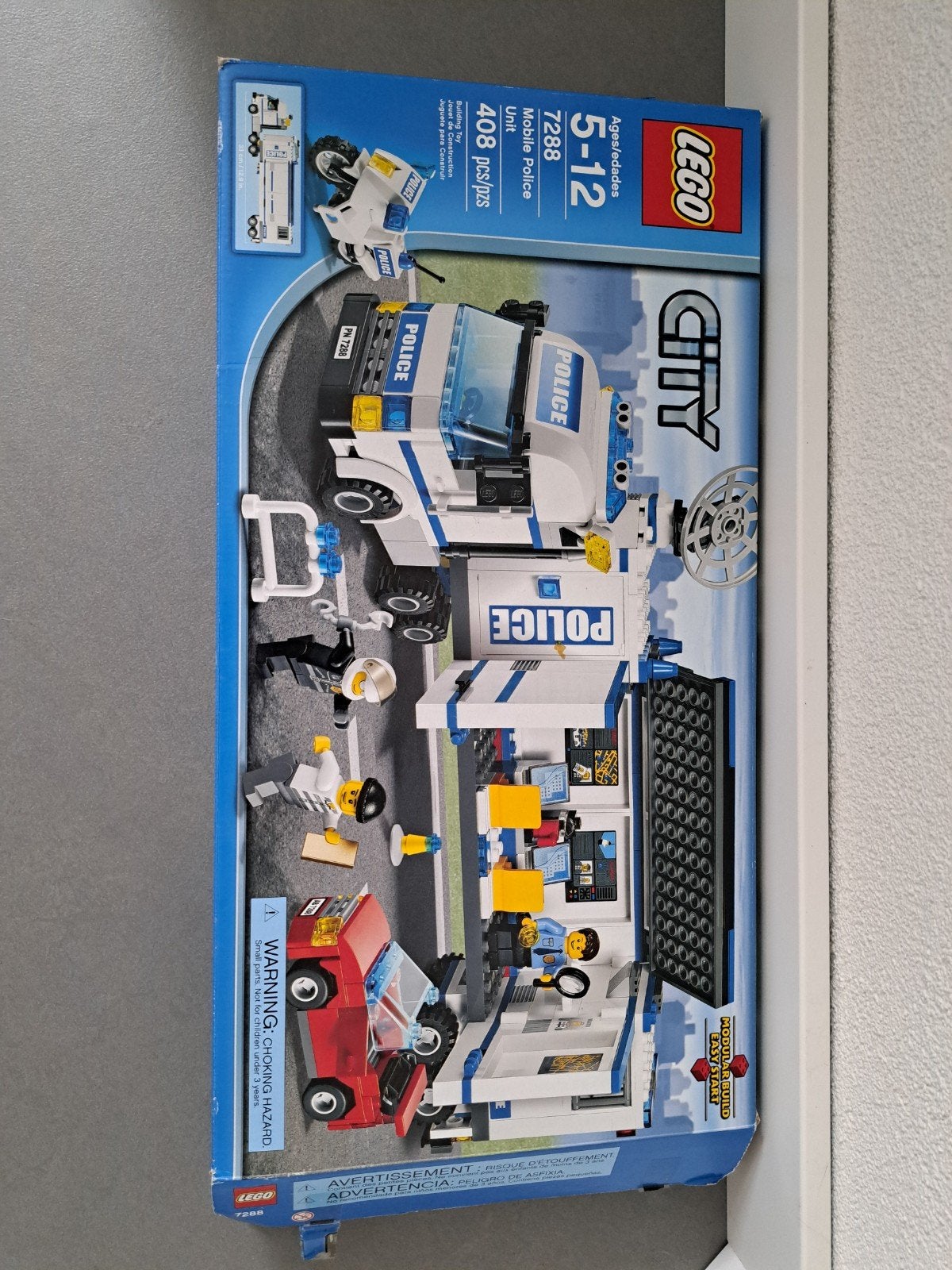 Lego City 7288 Mobiele Politie Eenheid, Compleet, Lego, Ophalen of Verzenden, Complete set