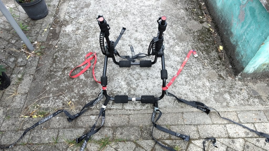 Mottez A025PMON fietsendrager voor op achterklep, Ophalen, 3 fietsen of meer, Gebruikt, Achterklepdrager
