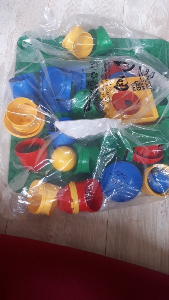 Duplo Tubes Ballenbaan+ grondplaat, Kinderen en Baby's, Speelgoed | Duplo en Lego, Gebruikt, Overige thema's, Overige typen, Ophalen of Verzenden